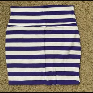 Cotton mini Pencil Skirt